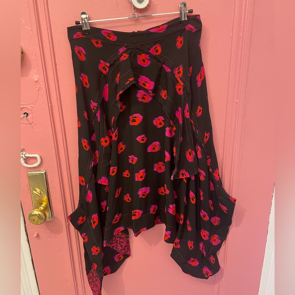 Proenza Schouler Ikat Handkerchief Skirt